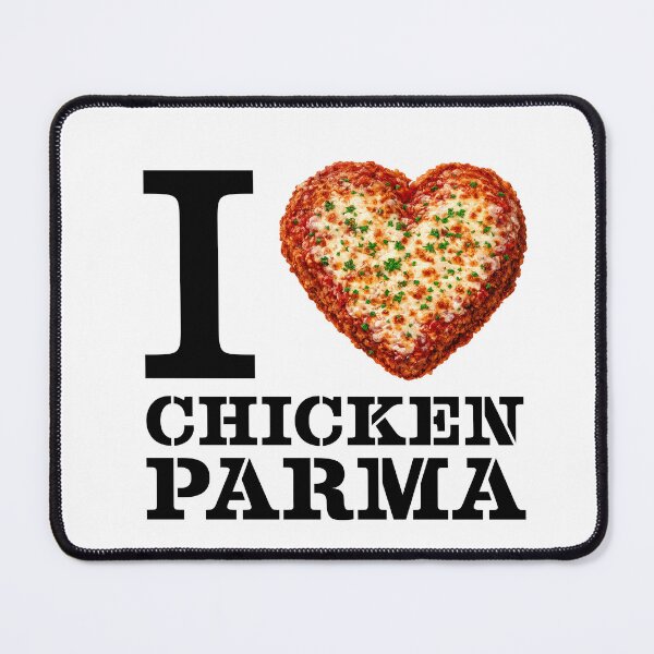 Item preview, I Love Chicken Parma - Chicken Parmigiana - Aussie Pub Classic  designed and sold by Hello Bee Bee.