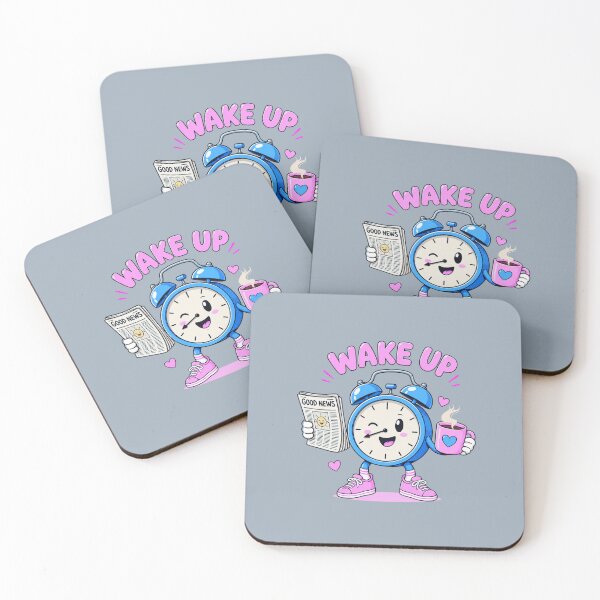 Item preview, Wake Up Cute Alarm Clock Shirt designed and sold by Aimetoi.