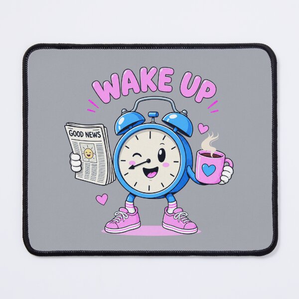 Item preview, Wake Up Cute Alarm Clock Shirt designed and sold by Aimetoi.