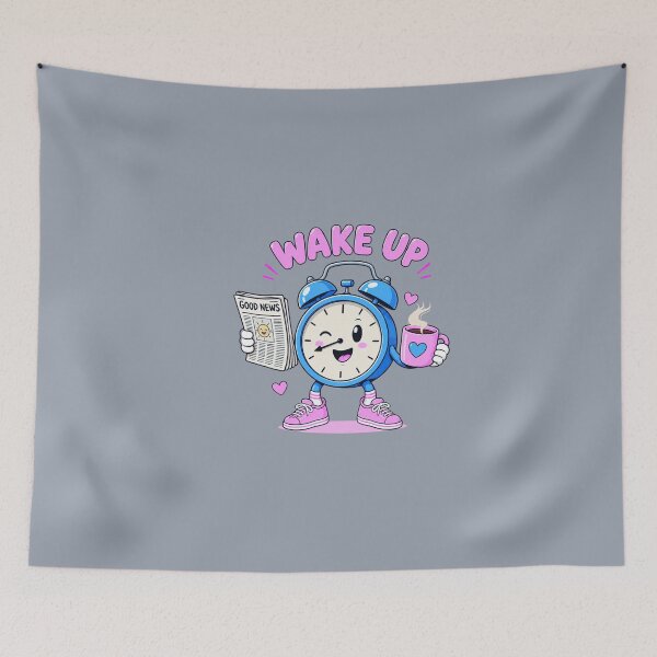 Item preview, Wake Up Cute Alarm Clock Shirt designed and sold by Aimetoi.