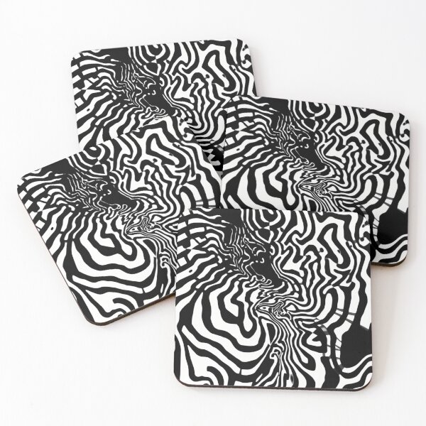 Item preview, Hypnotic Black & White Optical Illusion Abstract. designed and sold by Anime-Clothes1.