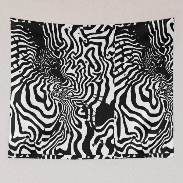 Item preview, Hypnotic Black & White Optical Illusion Abstract. designed and sold by Anime-Clothes1.