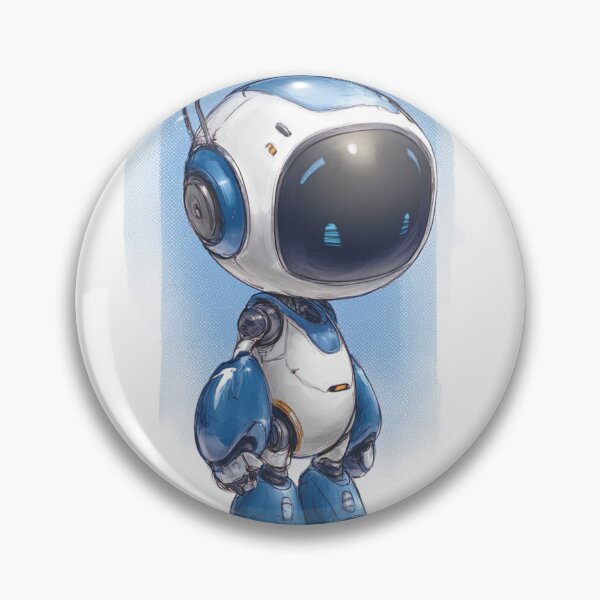 Item preview, Chibi Astro‑Style Bot Explorer | Cute Futuristic Robot Character designed and sold by MyChibiArts.