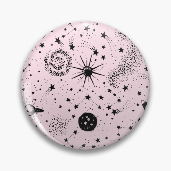 Item preview, Pink Mikrokosmos Shine Dream Smile Cute Space and Rocket Design designed and sold by tarzbol.