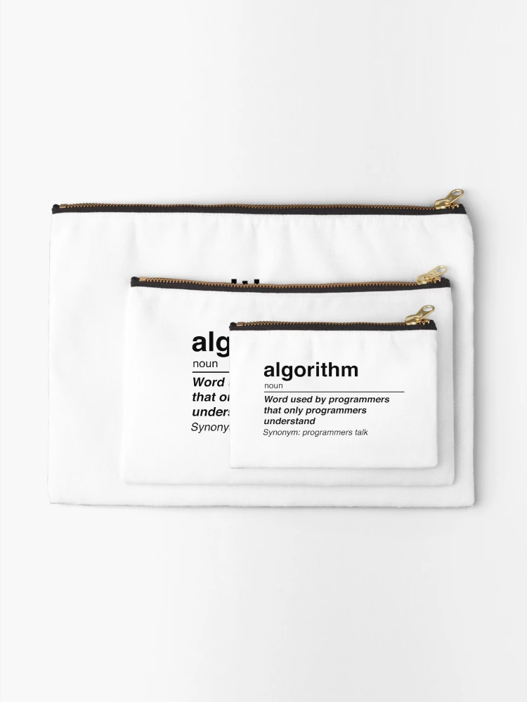 Thumbnail 2 of 4, Zipper Pouch, Algorithm designed and sold by KeepOnCoding.