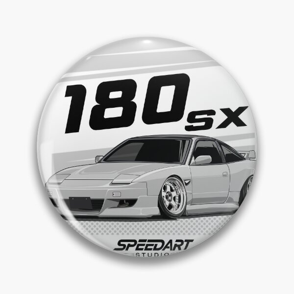 Item preview, Retro wžWhite 180SX – Street Legend  designed and sold by SpeedArtStudio.