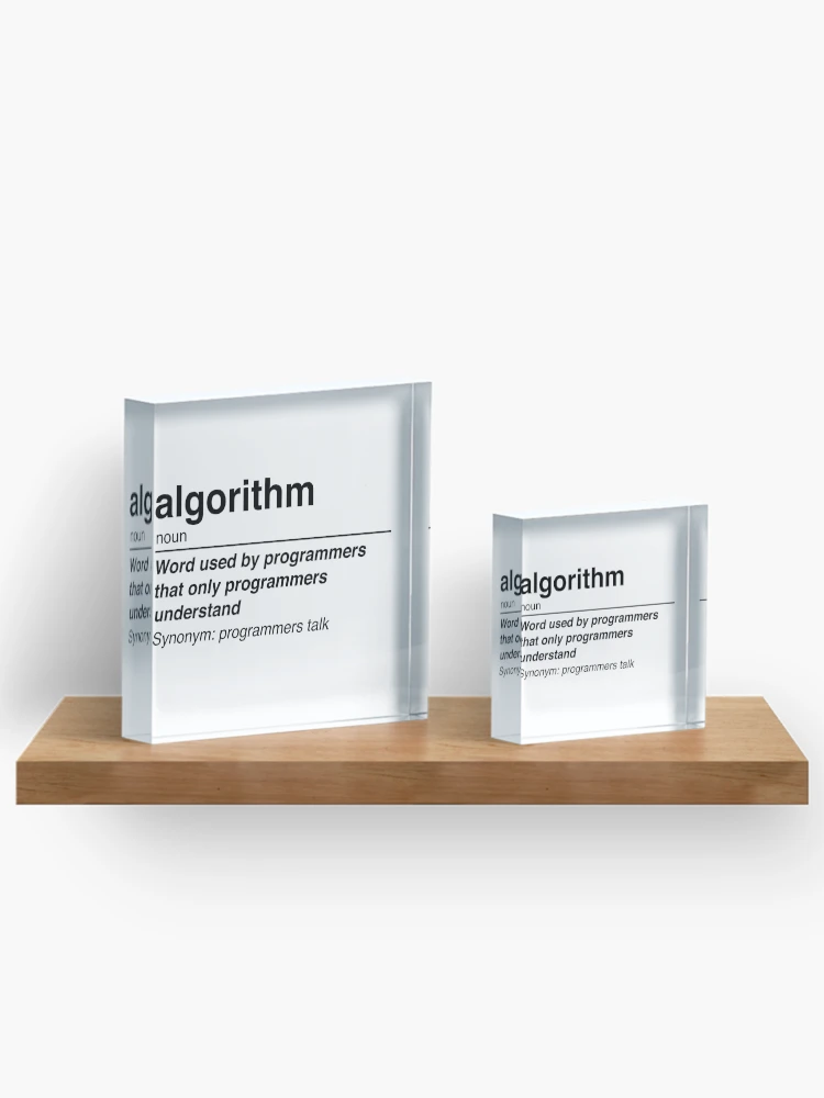 Thumbnail 3 of 5, Acrylic Block, Algorithm designed and sold by KeepOnCoding.