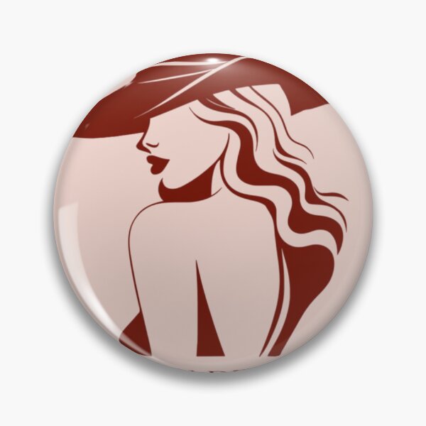 Item preview, Sunshade Edit: Elegant Summer Hat Silhouette Art designed and sold by TZAR WORKS.