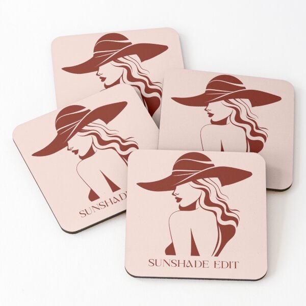Item preview, Sunshade Edit: Elegant Summer Hat Silhouette Art designed and sold by TZAR WORKS.