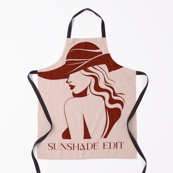 Item preview, Sunshade Edit: Elegant Summer Hat Silhouette Art designed and sold by TZAR WORKS.