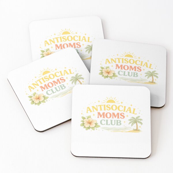 Item preview, Summer Antisocial Moms Club Funny Quote designed and sold by Studio Umbra.