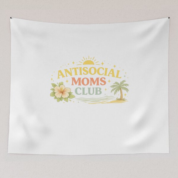 Item preview, Summer Antisocial Moms Club Funny Quote designed and sold by Studio Umbra.