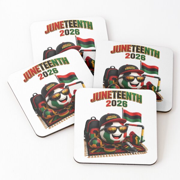 Item preview, Juneteenth 2026 Soccer Ball Cartoon – Freedom Football Design designed and sold by ArtSpark Studio.