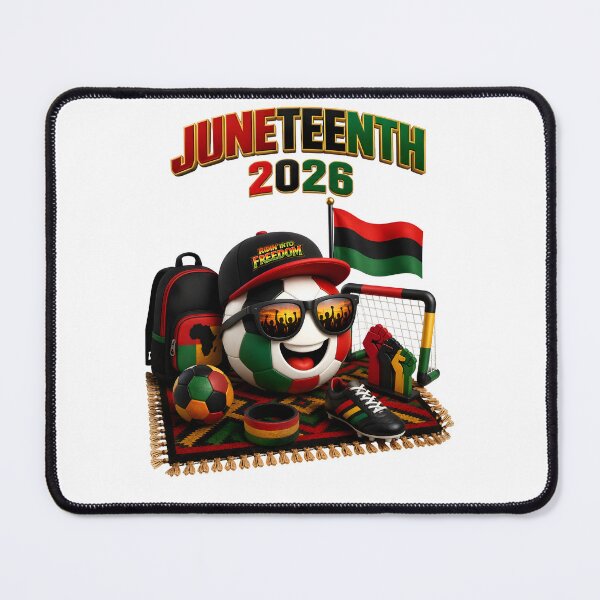 Item preview, Juneteenth 2026 Soccer Ball Cartoon – Freedom Football Design designed and sold by ArtSpark Studio.