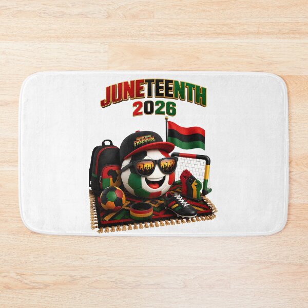 Item preview, Juneteenth 2026 Soccer Ball Cartoon – Freedom Football Design designed and sold by ArtSpark Studio.