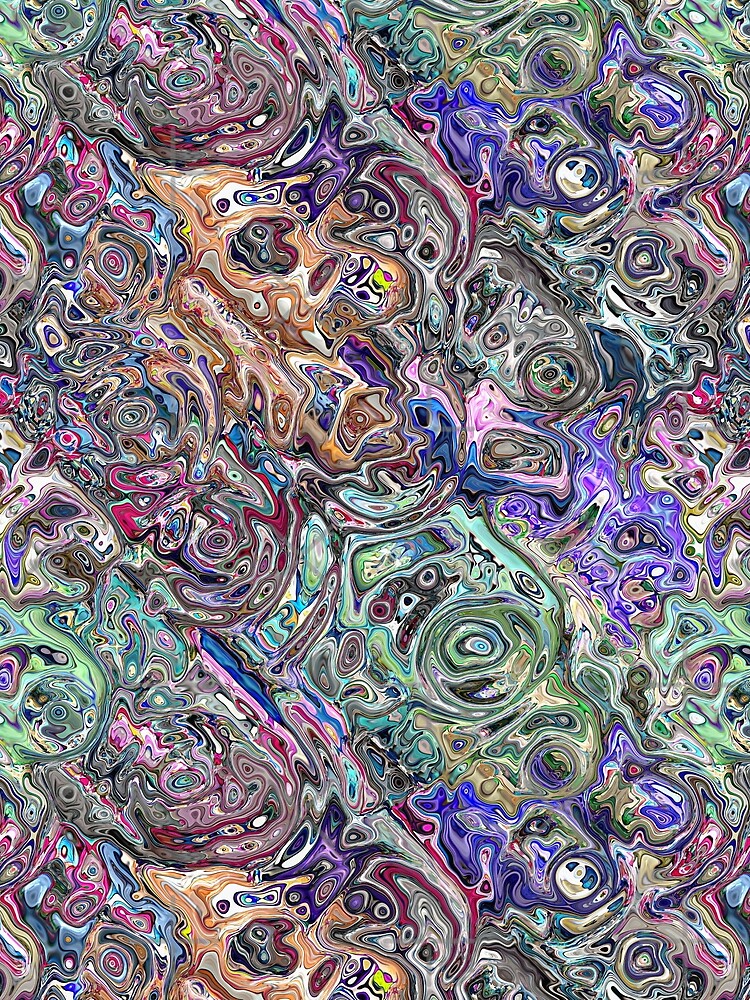 Abstract Melted Colors by perkinsdesigns