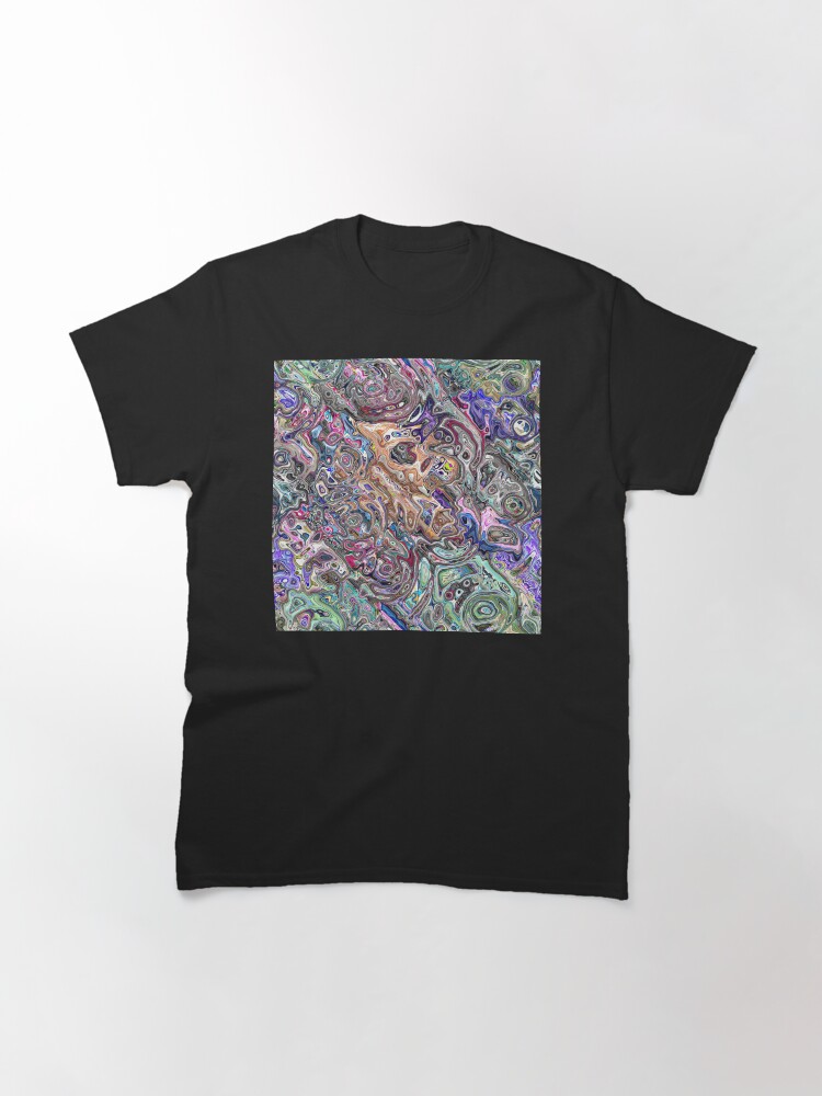 Alternate view of Abstract Melted Colors Classic T-Shirt