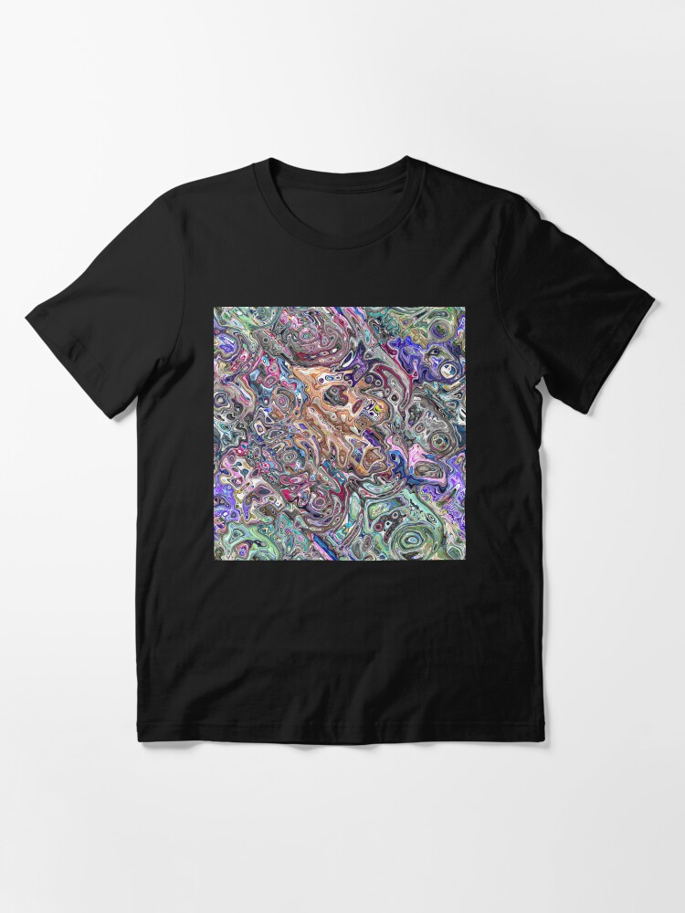 Alternate view of Abstract Melted Colors Essential T-Shirt