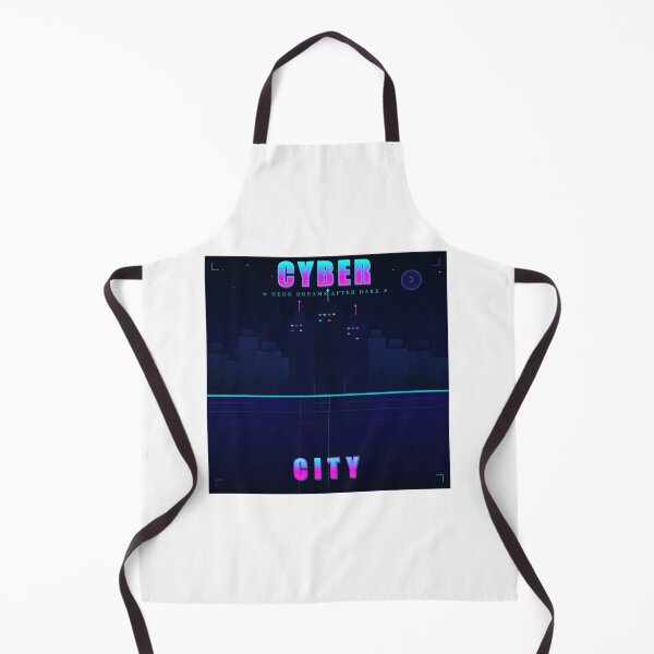 Item preview, Cyber City 80s Vaporwave Neon Skyline Night Reflection designed and sold by Mega-Shopping.