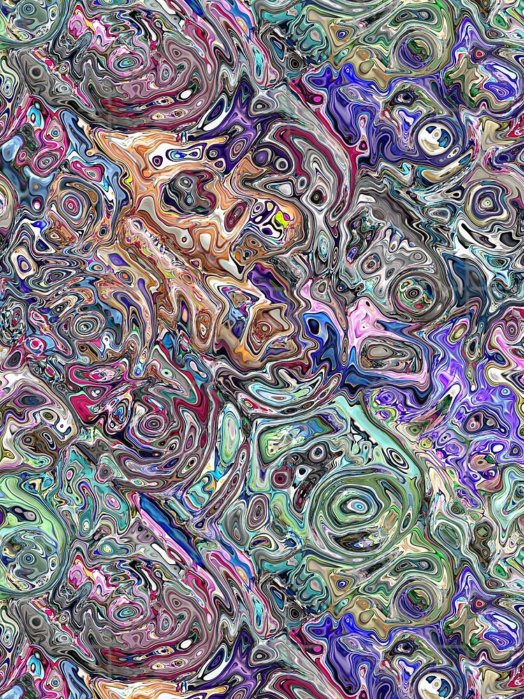 Abstract Melted Colors by perkinsdesigns