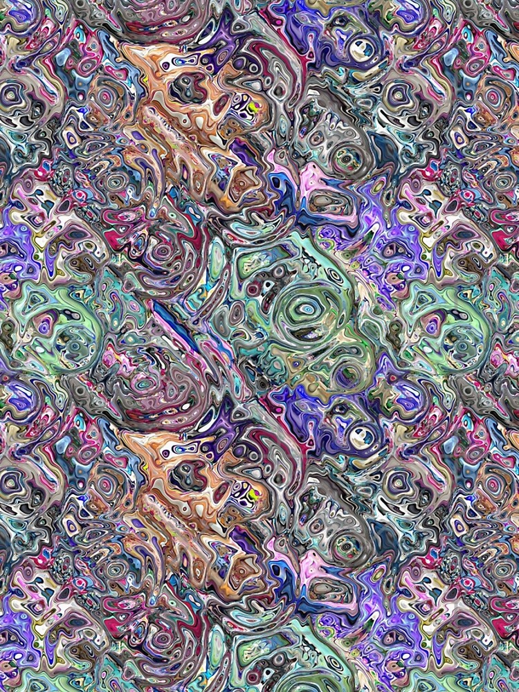 Abstract Melted Colors by perkinsdesigns