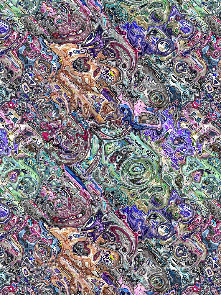 Abstract Melted Colors by perkinsdesigns