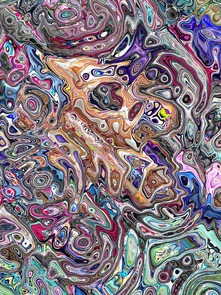 Abstract Melted Colors by perkinsdesigns