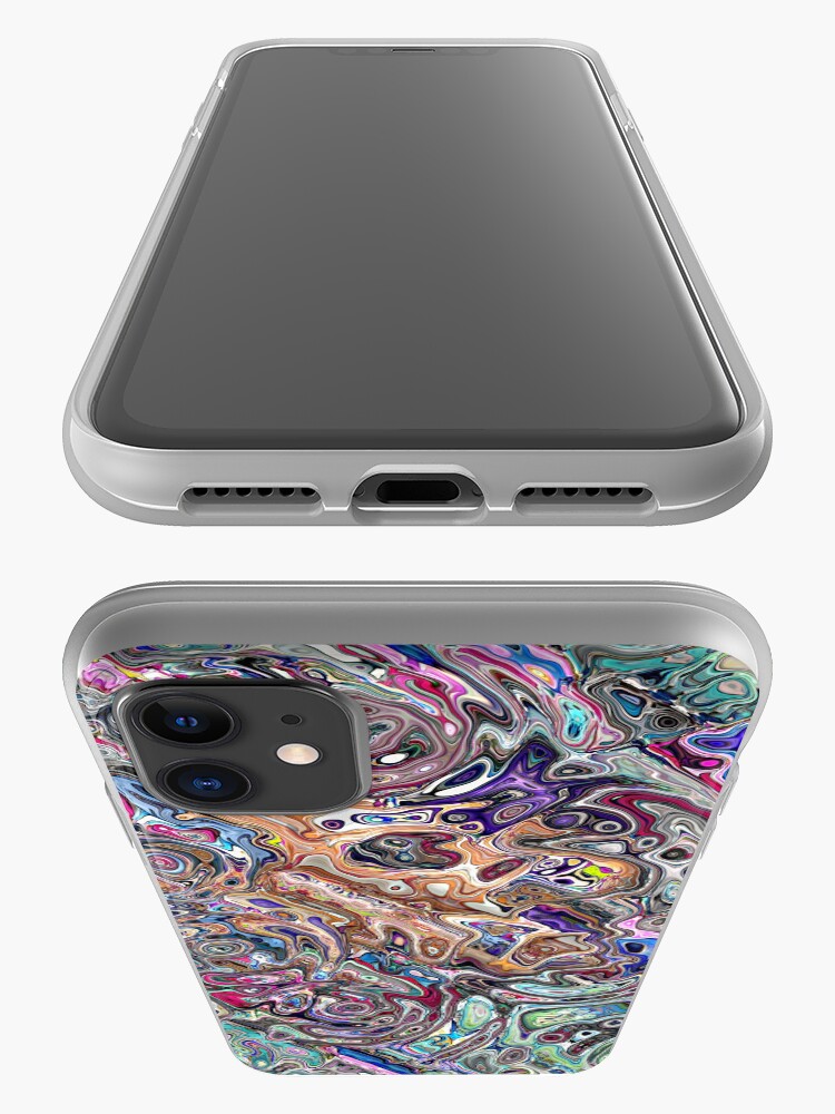 Alternate view of Abstract Melted Colors iPhone Case & Cover