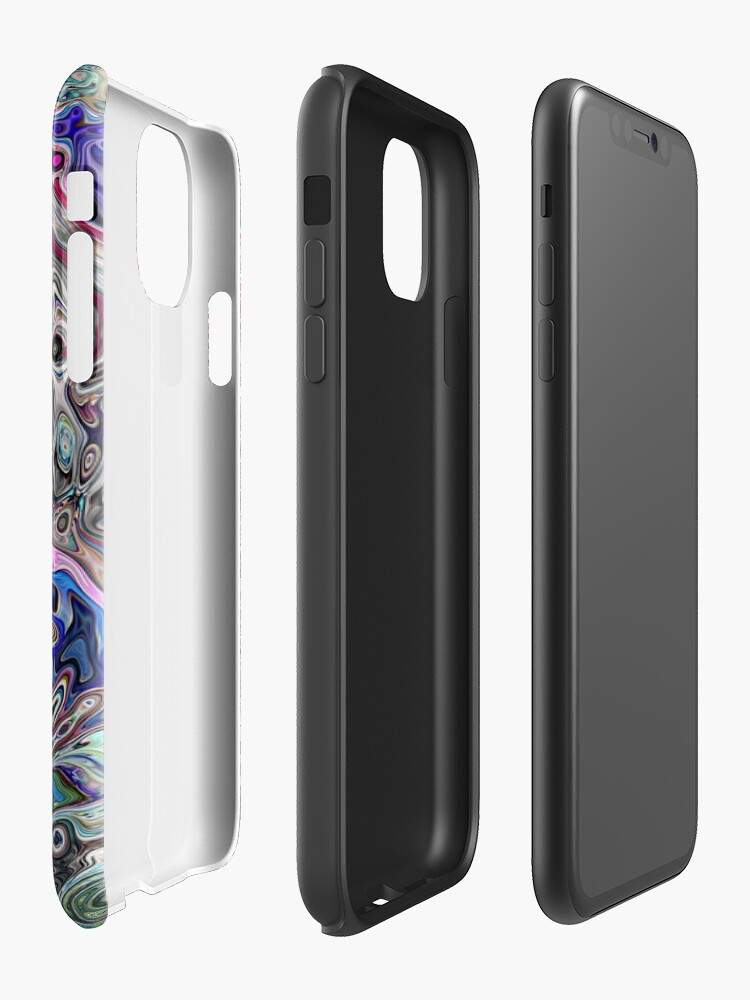 Alternate view of Abstract Melted Colors iPhone Case & Cover