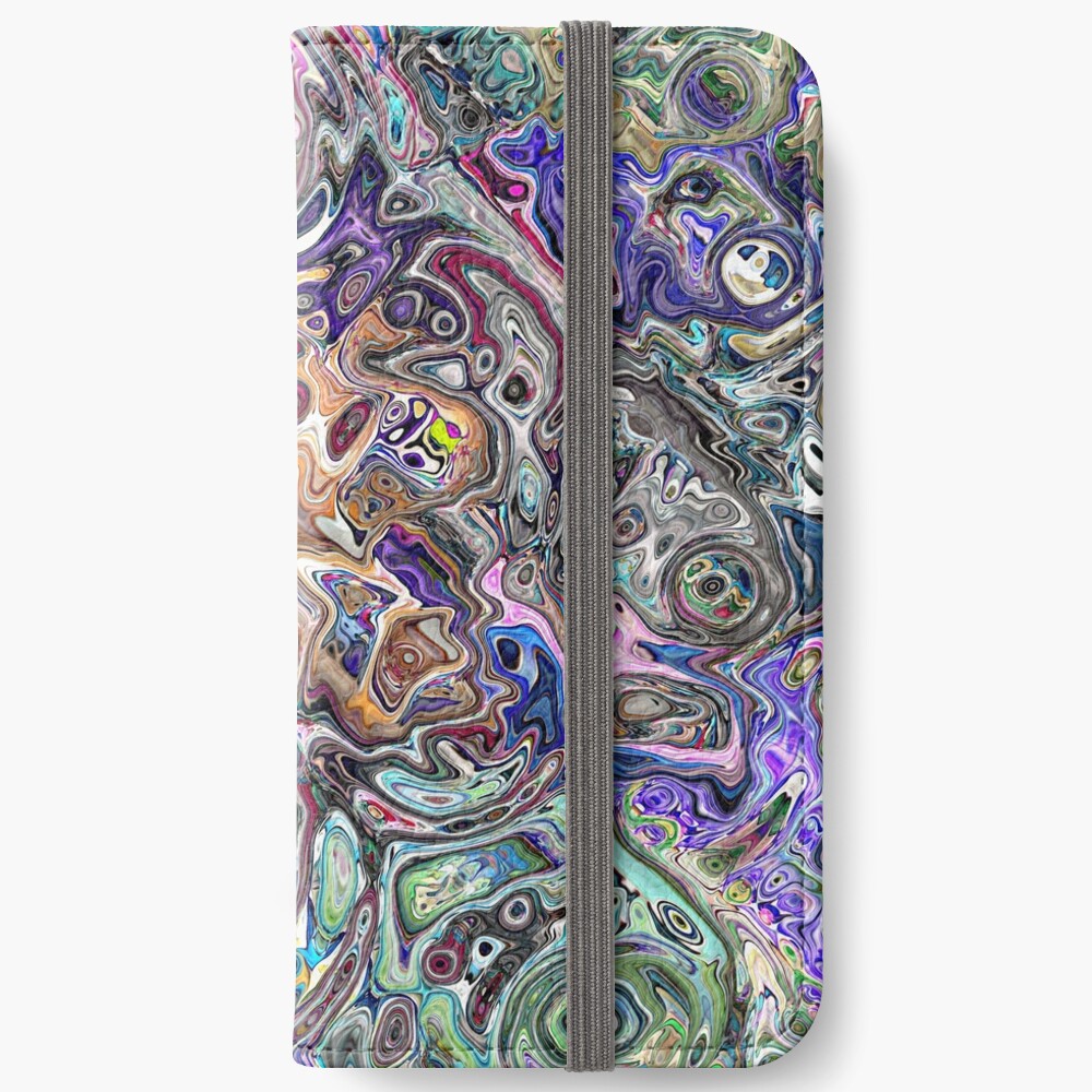 Abstract Melted Colors iPhone Wallet