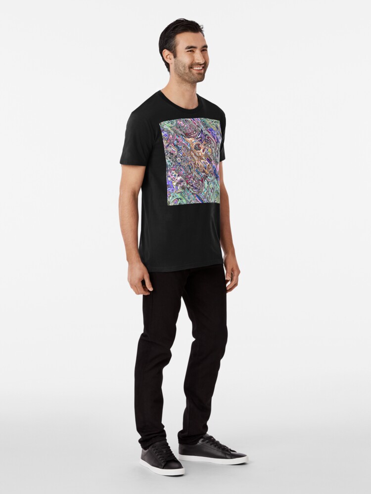 Alternate view of Abstract Melted Colors Premium T-Shirt