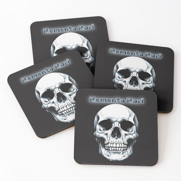 Item preview, "Memento Mori" Red Glitch Skull Grunge Gothic Art designed and sold by Cipher & Soul.