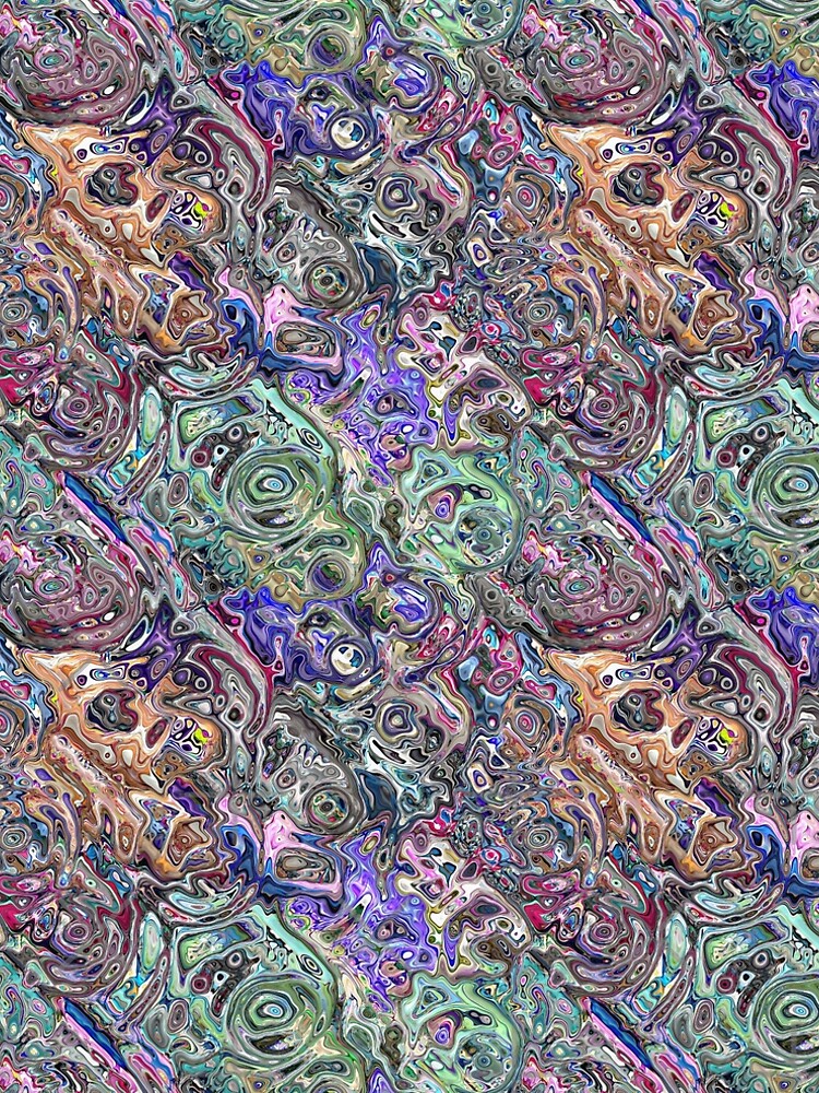 Abstract Melted Colors by perkinsdesigns