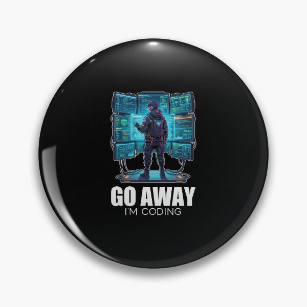 Item preview, Techwear Developer - Go Away I'm Coding - Neon Cyberpunk Anime designed and sold by Osmose-Studio.