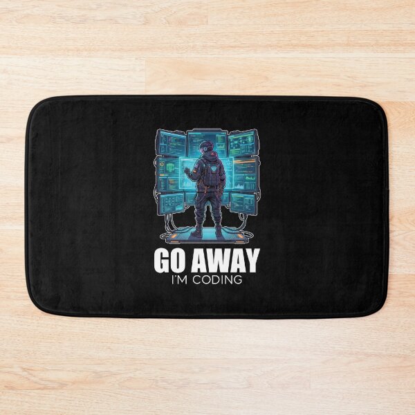 Item preview, Techwear Developer - Go Away I'm Coding - Neon Cyberpunk Anime designed and sold by Osmose-Studio.