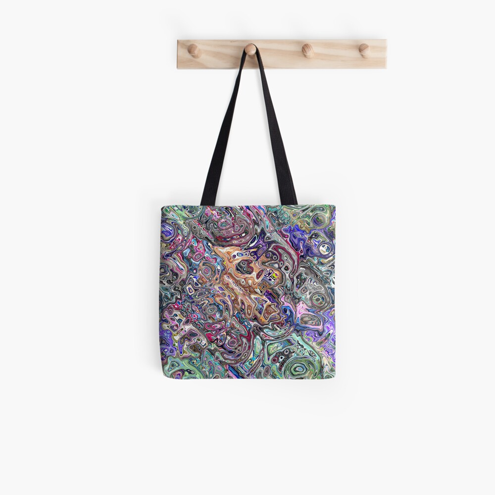 Abstract Melted Colors Tote Bag