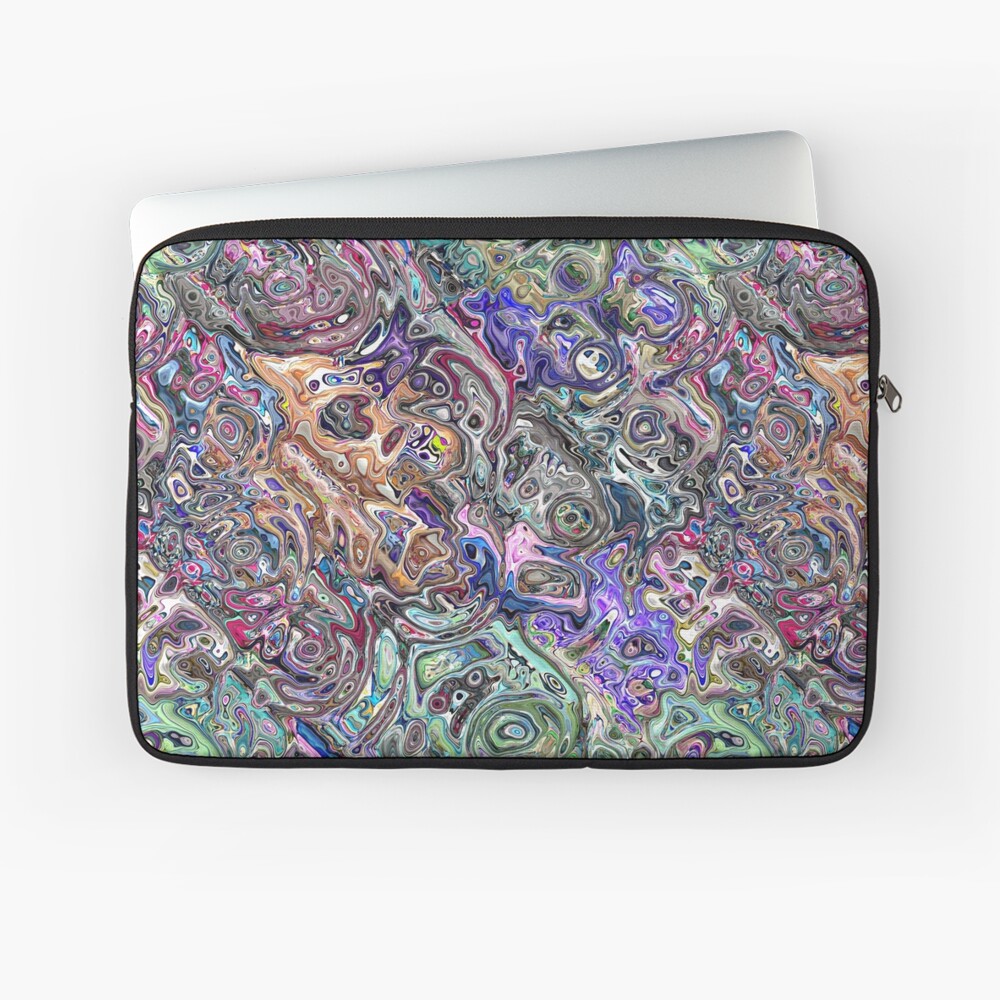 Abstract Melted Colors Laptop Sleeve