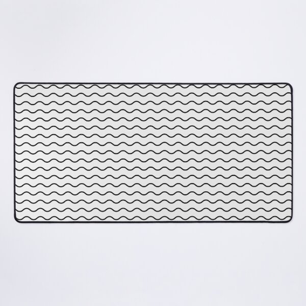 Item preview, White And Black Waves Pattern designed and sold by pattern-archive.