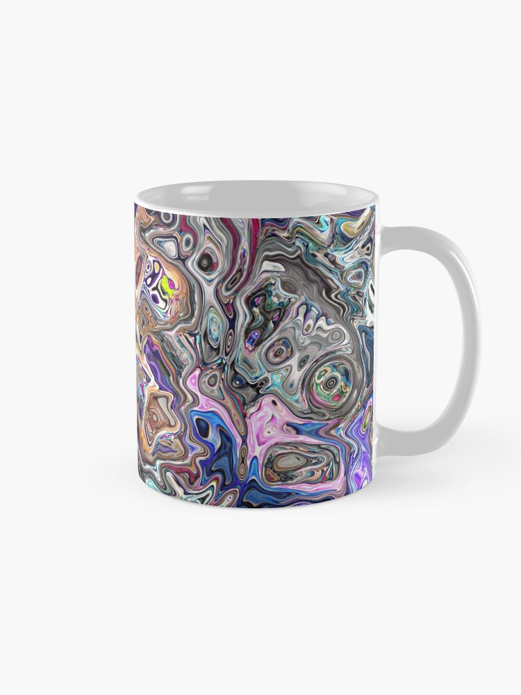 Alternate view of Abstract Melted Colors Mug
