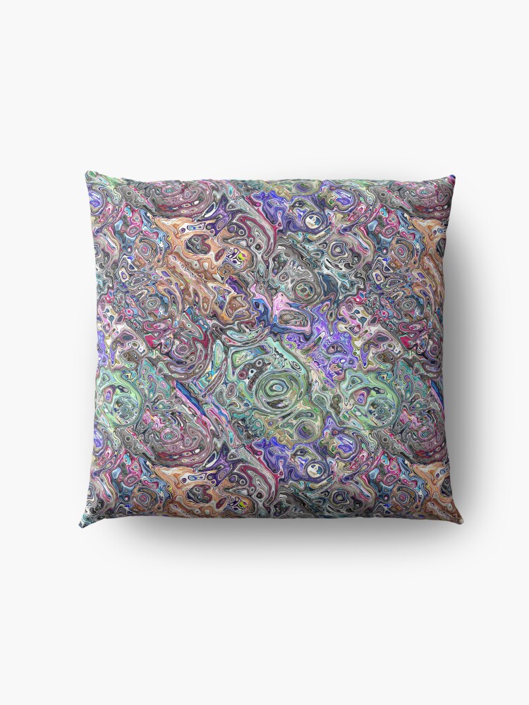 Alternate view of Abstract Melted Colors Floor Pillow