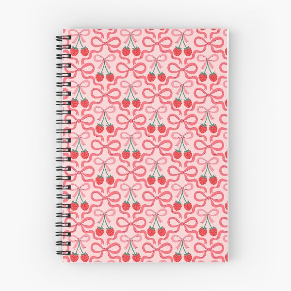 Item preview, pattern with bows and raspberries designed and sold by burbura.
