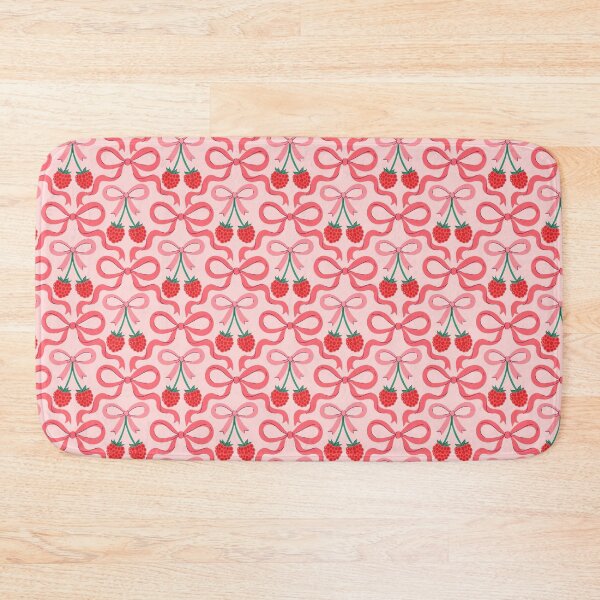 Item preview, pattern with bows and raspberries designed and sold by burbura.