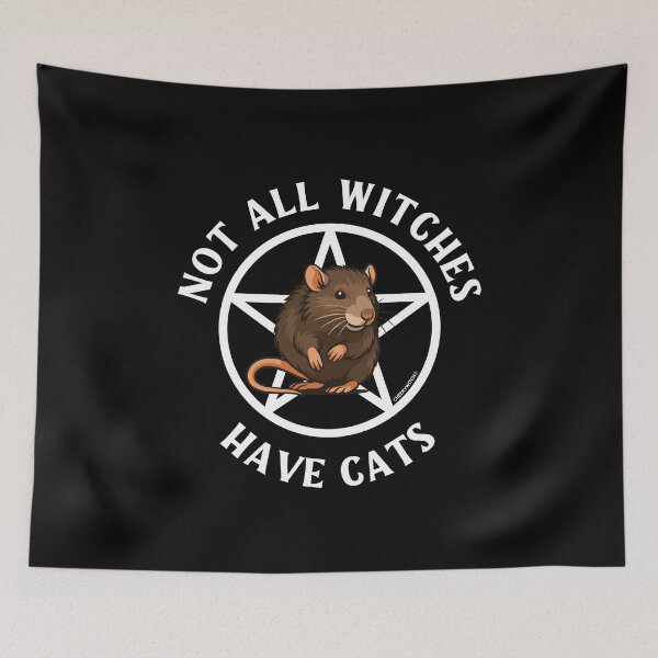 Item preview, Not All Witches Have Cats Rat Lover Cheeky Witch® designed and sold by cheekywitch.