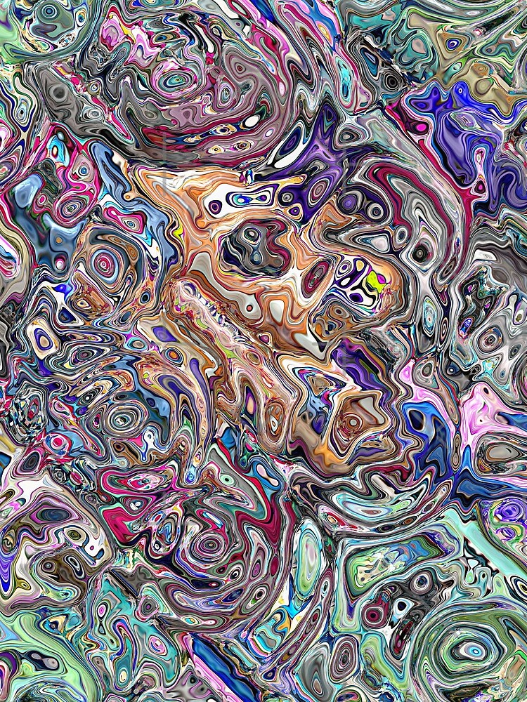 Abstract Melted Colors by perkinsdesigns