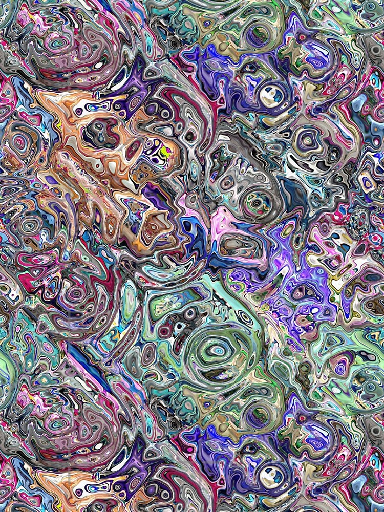 Abstract Melted Colors by perkinsdesigns