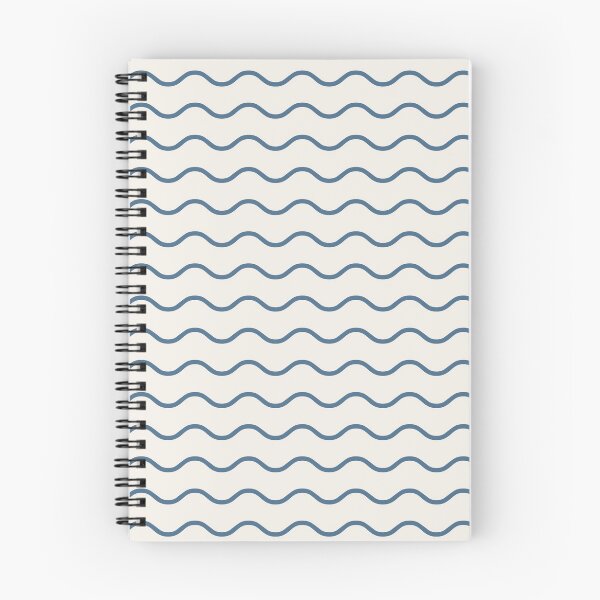Item preview, Cream And Blue Waves Pattern designed and sold by pattern-archive.