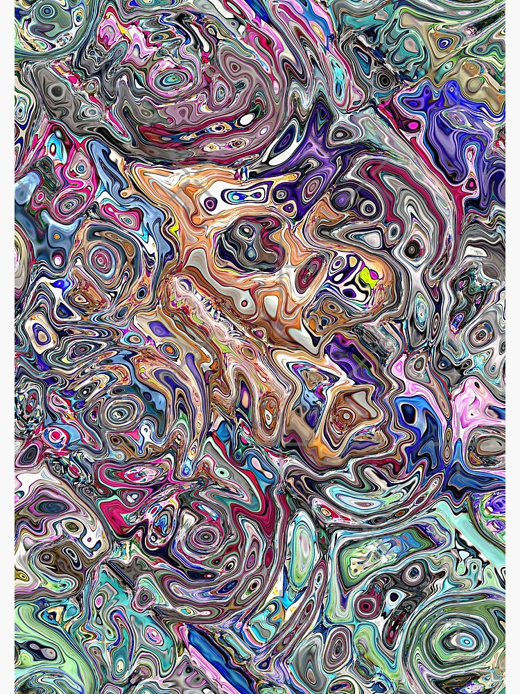 Abstract Melted Colors by perkinsdesigns