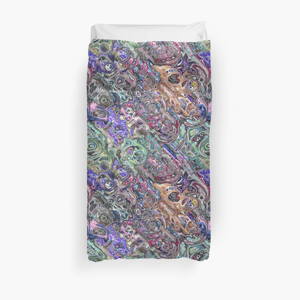 Abstract Melted Colors Duvet Cover