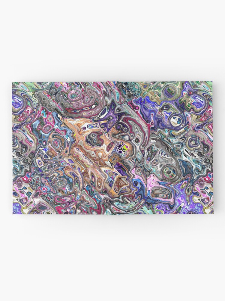 Alternate view of Abstract Melted Colors Hardcover Journal