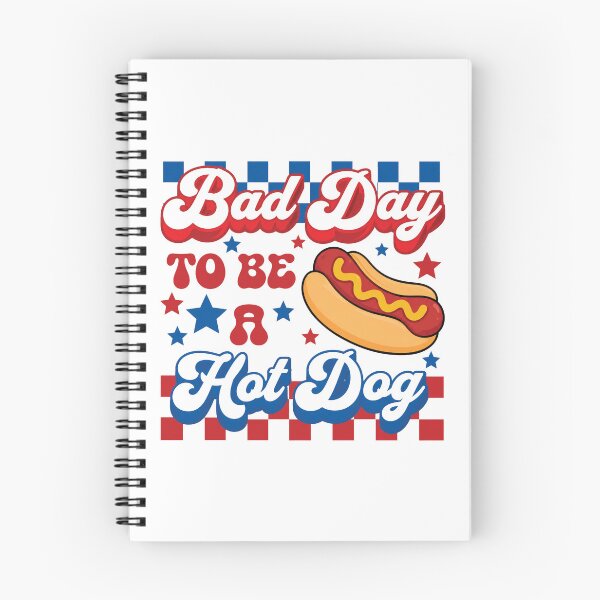 Item preview, Bad Day to Be A Hot Dog Funny BBQ Grilling 4th of July designed and sold by Schroedingerska.